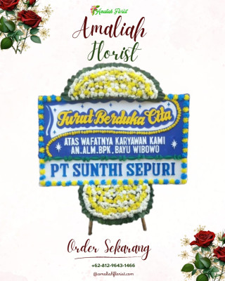 Papan Bunga Duka di Mori Atas