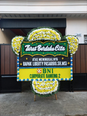 Papan Bunga Duka di Mori Atas