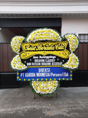 Papan Bunga Duka di Mori Atas