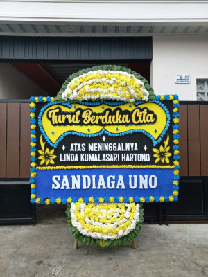 Papan Bunga Duka di Mori Atas