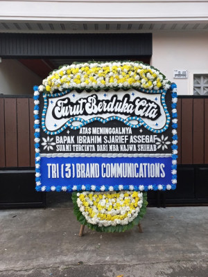 Papan Bunga Duka di Mori Atas